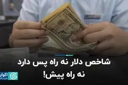 شاخص دلار نه راه پس دارد نه راه پیش!