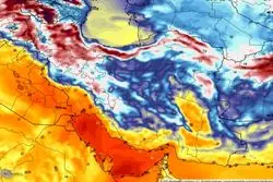 احتمال بارش پراکنده باران؛ هشدار افزایش غلظت آلاینده‌ها در کلان‌شهرها/ هشدار زرد در تهران