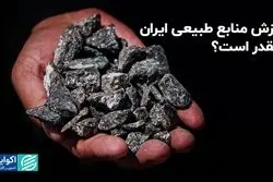 جایگاه ایران در جهان از نظر ارزش منابع طبیعی کجاست؟