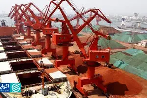 رکوردشکنی موجودی سنگ آهن در بنادر چین؛ 160 میلیون تن