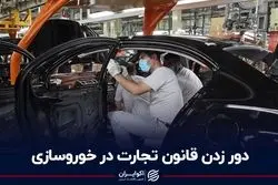 دور زدن قانون تجارت در خودروسازی