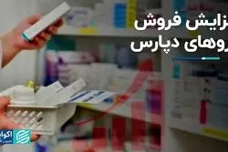 افزایش فروش داروهای دپارس