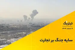 سایه جنگ بر تجارت