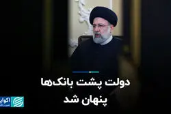 دولت پشت بانک‌ها پنهان شد