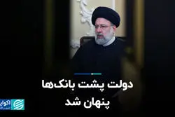 دولت پشت بانک‌ها پنهان شد