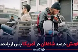 شاغلان آمریکایی محبوس در خانه