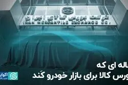 چاله ای که بورس کالا برای بازار خودرو کَند