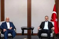 یک مقام سیاسی منطقه با رئیس سازمان الحشد الشعبی عراق ملاقات کرد +عکس