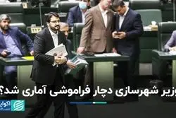 وزیر شهرسازی دچار فراموشی آماری شد؟