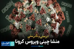 درست و نادرست منشا چینی ویروس کرونا