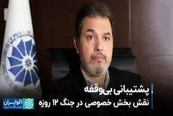 نقش بخش خصوصی در جنگ ۱۲ روزه