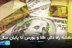نقشه راه دلار، طلا و بورس تا پایان سال