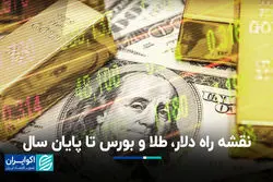 نقشه راه دلار، طلا و بورس تا پایان سال