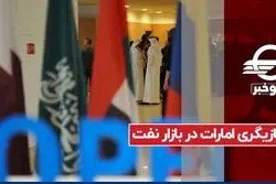 بازیگری امارات در بازار نفت