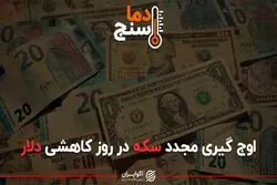 اوج گیری مجدد سکه در روز کاهشی دلار