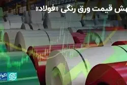جهش قیمت ورق رنگی «فولاد»