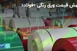جهش قیمت ورق رنگی «فولاد»