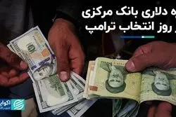 رژه دلاری بانک مرکزی در روز انتخاب ترامپ