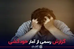 گزارش رسمی از آمار خودکشی