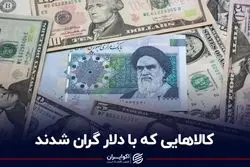 کالاهایی که با دلار گران شدند