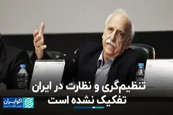 عبده تبریزی: تنظیم‌گری و نظارت در ایران تفکیک نشده است+ فیلم