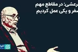 در مقاطع مهم صفر و یکی عمل کردیم