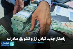 راهکار جدید تبادل ارز و تشویق صادرات