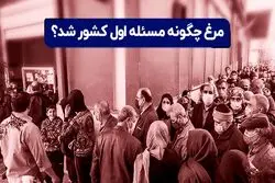 افزایش قیمت مرغ چگونه مسئله اول کشور شد ؟