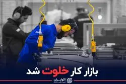بازار کار خلوت شد
