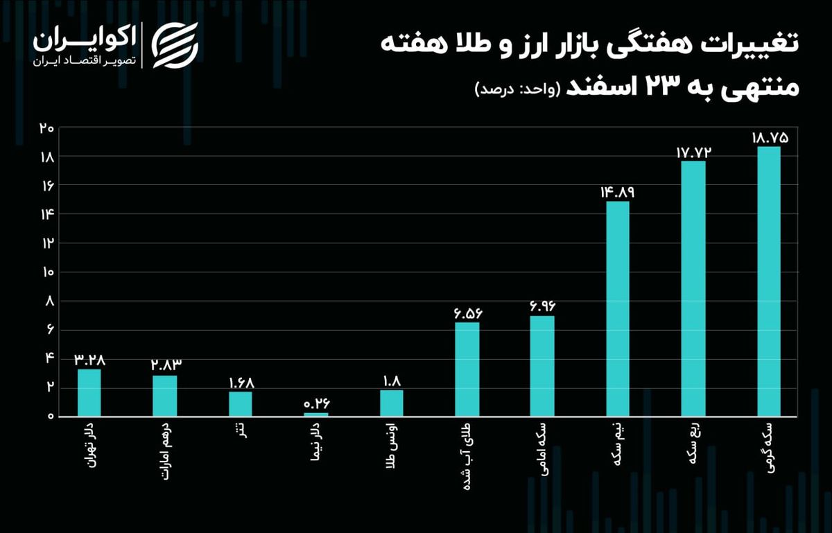 نیم‌سکه و ربع سکه پریدند / دلار تهران رنج شد