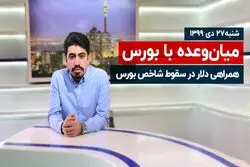 همراهی دلار در سقوط شاخص بورس
