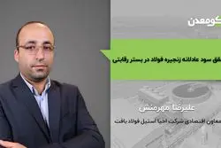 تحقق سود عادلانه زنجیره فولاد در بستر رقابتی