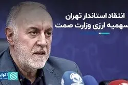 انتقاد استاندار تهران از سهمیه ارزی وزارت صمت