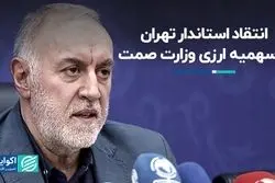 انتقاد استاندار تهران از سهمیه ارزی وزارت صمت