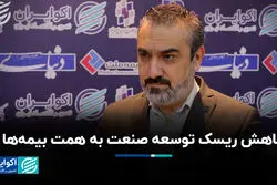 کاهش ریسک توسعه صنعت به همت بیمه‌ها