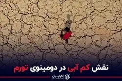 نقش کم آبی در دومینوی تورم