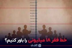 خط فقر 18 میلیونی را باور کنیم؟
