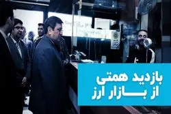بازدید همتی، رییس کل بانک مرکزی از بازار ارز