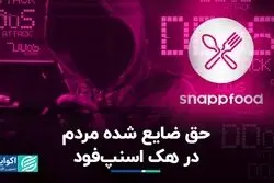 حق ضایع شده مردم در هک اسنپ‌فود