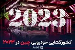کشورگشایی خودرویی چین در 2023
