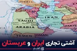آشتی تجاری ایران و عربستان