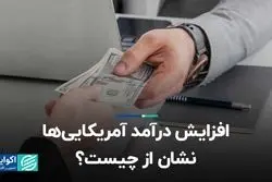 افزایش درآمد آمریکایی‌ها نشان از چیست؟