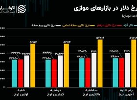 بازار ارز و سکه پامپ شد/ هدف فنی قیمت دلار