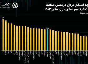 نقش کم‌رنگ صنعت در اشتغال 7 استان مرزی