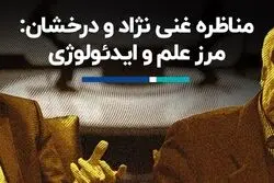 مناظره غنی نژاد و‌ درخشان: مرز علم و ایدئولوژی