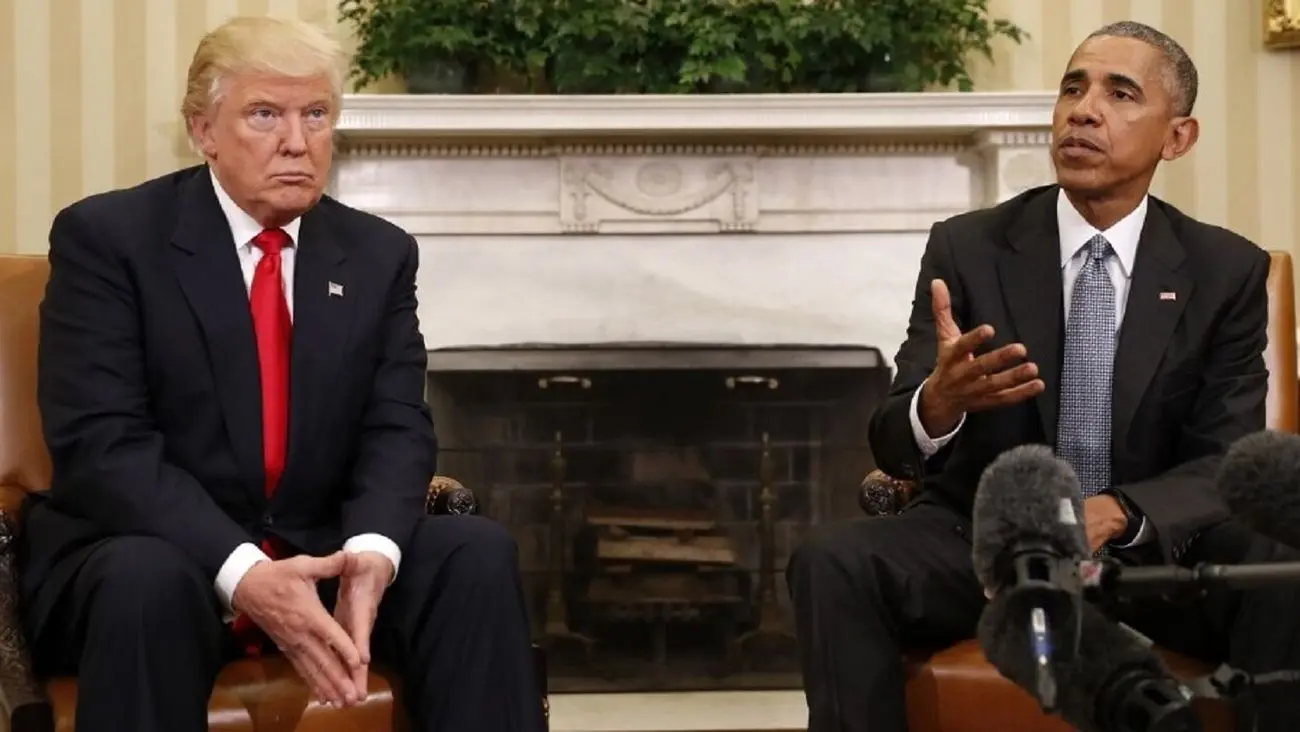 ببینید/ تمسخر ترامپ توسط اوباما: از طلاکاری دفتر بیضی تا سالن رقص در کاخ سفید / اگه نتونستین برید دکتر، نگران نباشین ترامپ براتون یه رقص نگه داشته!!