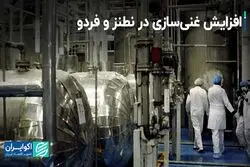پاسخ ایران به قطعنامه: افزایش غنی‌سازی 