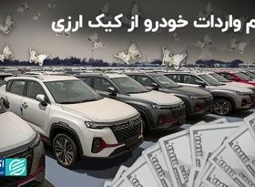 سهم واردات خودرو از کیک ارزی  