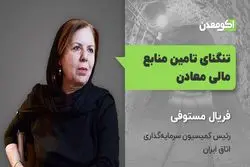 تنگنای تامین منابع مالی معادن