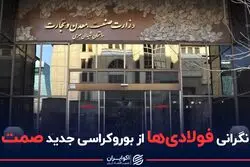 نگرانی فولادی ها از بوروکراسی جدید صمت